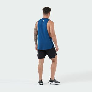 Chaleco Deportivo para Gimnasio, de Algodón, Casual, Ecológico, de Secado Rápido, Suave, Transpirable, Ajuste Muscular, Abertura Profunda en los Brazos, Marca Privada OEM - Product Image 2