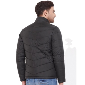 Vente en gros Vestes solides pour femmes Manteaux en duvet bouffant épais et chauds Veste bouffante d'hiver personnalisée à fermeture éclair pour hommes - Product Image 2
