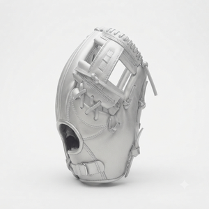 Adult Youth Leather <b>Baseball</b> Glove H-Web Right-Handed Full Finger Outfield Adult All Seasons Non-Slip Hook And Loop Closure - Product Image 3