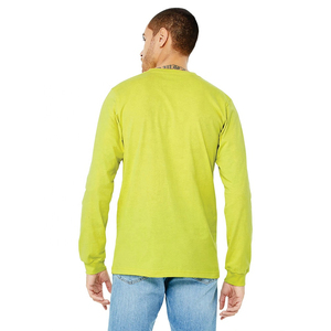 Mens Long Sleeve Henley <b>Shirt</b> Slim Fit Casual Solid Color <b>Half</b> Placket <b>Button</b> Collar Lightweight Breathable Everyday Wear Top - Product Image 3