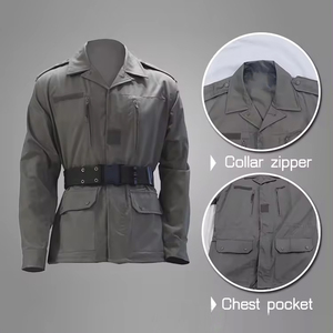 Chaqueta de seguridad para hombre NEON SPORTS, uniforme de verano para guardia de seguridad, OEM personalizado, alta calidad, poliéster/algodón, detección de agujas - Product Image 5