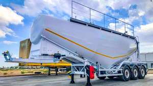 Camions à ciment à déchargement rapide pour utilisation industrielle et de construction, système d'étanchéité avancé à haute capacité, remorque à chargement sec, en vente - Product Image 5