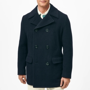 Abrigo Largo de Lana con Detalle de Solapa y Doble Botonadura para Hombre y Mujer, Nuevo para Otoño e Invierno - Product Image 1