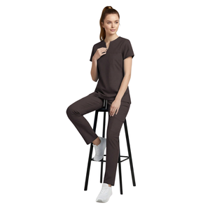 Ensemble de tenue médicale pour femmes, haut à manches courtes, col en V, pantalon cargo, uniforme d'infirmière, vêtements de travail pour hôpital, tenue de médecin, tenue d'infirmière - Product Image 3