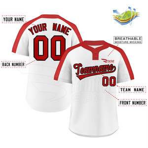 Último Estilo, Camisas de Béisbol al por Mayor con Dos Botones, Diseña Tu Propio Producto, Camisas de Béisbol con Dos Botones - Product Image 2