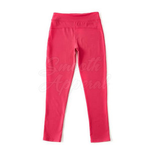 Leggings pour filles de haute qualité, en spandex/polyester, écologiques, respirants, légers, taille élastique, extensibles, couleur unie - Product Image 2