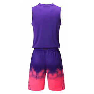 Professional Lightweight Breathable Plus Size Quick-Dry Polyester Basketball Uniform Set Adult - Product Image 5