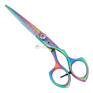 Ciseaux de barbier ergonomiques à tension réglable, ultra-affûtés, en acier inoxydable, outil professionnel de coupe de cheveux pour salon de beauté - Product Image 4