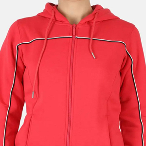 Women Tracksuit <b>Matching</b> Set <b>Long</b> Sleeve Zipper Jacket and Jogger Bottoms for Training or Stylish Outfits - Product Image 5