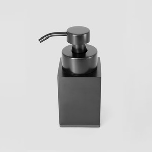 Black Metal <b>Soap</b> and Wash Container <b>Refillable</b> <b>Hand</b> <b>Soap</b> Dispenser Suitable for Formal Areas Office and Corporate Use From India - Product Image 3