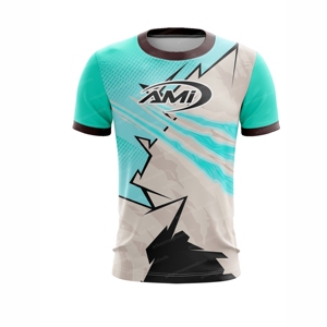Unisex <b>Polyester</b> Sublimation <b>Tshirt</b> Streetwear Soild Short Sleeved Breathable Training Quick Dry Fit Blank Sport <b>Tshirts</b> for Men - Product Image 2