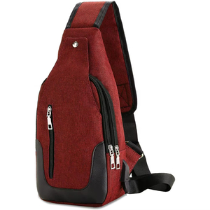 Sac bandoulière en matériau recyclé, sac à bandoulière léger, sac messager de voyage, logo personnalisé, mini sac bandoulière tendance - Product Image 1