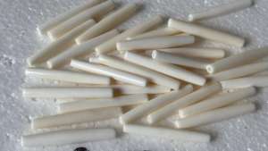 Premium 2 Inch Buffalo Bone Hair Pipe Beads for Tribal Jewelry Making Ethnic <b>Choker</b> Supplies Handcrafted Smooth Bone Spacers - Product Image 2