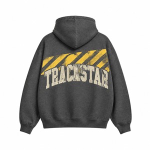 Sweat à capuche unisexe surdimensionné en molleton épais avec logo Trackstar – Vêtement décontracté urbain – Commande en gros pour fabricants – Sportswear TS-HD-047 - Product Image 5