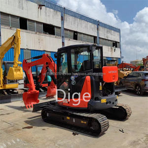 Mini-excavatrice sur chenilles Hitachi ZX55USR-5A d'occasion, 5 tonnes, moteur Yanmar, pompe hydraulique d'origine, 2018-2022, pour inspection vidéo sur site - Product Image 2