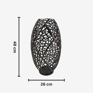 Jarrón Metálico de Inspiración Cultural, Ideal para el Ambiente del Hogar, con una Superficie Lapidada y Fácil Colocación, para Uso Decorativo Regular - Product Image 3