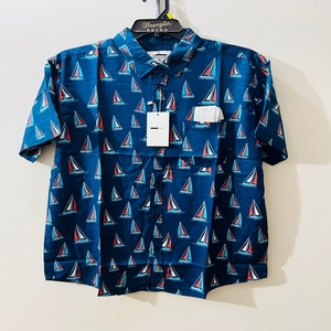 เสื้อเชิ้ตชายหาดฮาวายพิมพ์ลายทั้งหมดเสื้อผ้าฝ้ายลำลองสำหรับเด็กผู้ชายแฟชั่นฤดูใบไม้ผลิสต็อกสไตล์บังคลาเทศ - Product Image 4