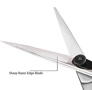 Ciseaux de coiffure professionnels de haute qualité à prix d'usine, manche intelligent, lame tranchante en acier inoxydable 4Cr13 - Product Image 2