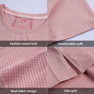 Camiseta Deportiva de Verano para Mujer, Transpirable, con Estampado, Malla en la Espalda, Aberturas Laterales, Secado Rápido, Personalizable - Product Image 5
