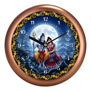 Reloj de Pared de Plástico de Lujo Liviya Personalizado con Diseño de Ram Darbar, Ram Lakshman Sita Hanuman, para el Día de San Valentín, Día del Padre, Graduación - Product Image 2