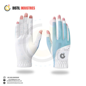 Durable Cabretta Leather Custom Printing Soft Sheepskin Golf Gloves with Breathable Palm Protection - Product Image 3