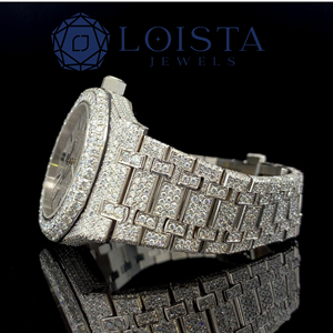 Reloj de Lujo Loista Jewels con Cuarzo y Moissanita, Diseño de Reloj, para Hombre, de Acero Inoxidable con Esfera de Cristal - Product Image 2