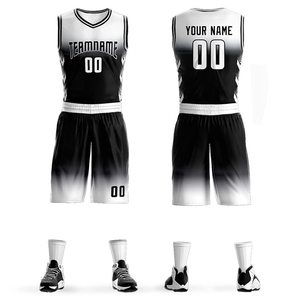 Maillots de basket-ball personnalisés pour jeunes, impression par sublimation, nom, numéro, logo, polyester, vêtements de sport personnalisés - Product Image 1