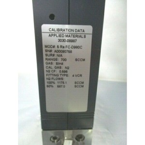 Controlador de Flujo Másico Aera 5 Ra FC-D980C MFC AR 700 - Equipo y Piezas de Semiconductores de Confianza de Marca Global - Product Image 5