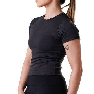 Chemises de compression pour femmes grande taille à séchage rapide, manches longues, respirantes, écologiques, pour la course à pied, le fitness et l'entraînement athlétique, extensibles dans quatre directions - Product Image 5
