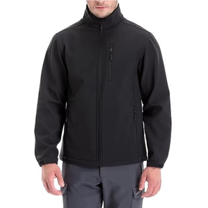 Veste softshell pour homme, doublée de polaire, poids moyen, imperméable, manteau d'hiver pour l'extérieur, coupe-vent, logo personnalisé disponible - Product Image 6