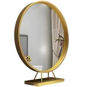 Espejo de Maquillaje con Base Metálica para Mesa de Tocador, Espejo Cosmético para Baño - Product Image 4