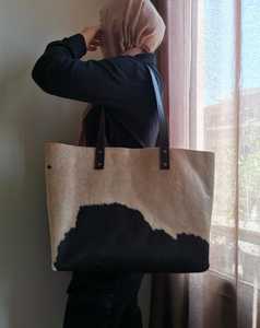 Bolso Tote de Pelo Natural de Alta Calidad para Uso Diario, Estilo de Diseñador de Moda para Mujer, Bolso de Mano Duradero y Suave - Product Image 2