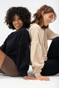 Sudadera Corta de Felpa 100% Algodón de Alta Calidad para Mujer, con Logotipo Personalizado, Tallas Grandes - Product Image 6