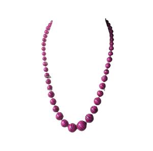 Collar de Color lavanda con cuentas de resina para mujer, Hip Hop, personalizado, 6mm, 8mm, 10mm, collar de perlas para hombre, superventas 2024 2023 - Product Image 1