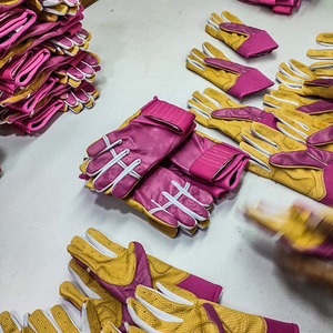 Guantes de Béisbol de Cuero Profesionales de Alta Calidad, Nuevos, Personalizables, Duraderos, Transpirables y Cómodos, Ambos Lados, ODM - Product Image 6