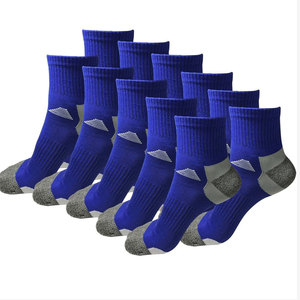 Econex Sports Blue Ankle <b>Socks</b> for Running Men Women Quick Dry Solid Spandex/Nylon/Cotton Knitted Sport <b>Socks</b> Summer <b>Thick</b> - Product Image 5