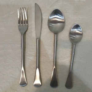 Couverts en acier inoxydable argenterie avec nouvelle poignée faite à la main, ensemble de couverts de haute qualité pour restaurant, mariage et maison - Product Image 1