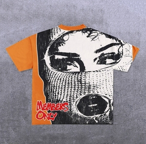 Camisetas Personalizadas para Hombre al por Mayor, de Algodón Grueso de 300 GSM, Cuello Redondo, Hombros Caídos, Estilo Urbano, Tallas Grandes - Product Image 1