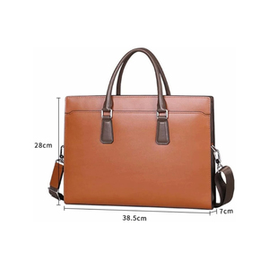 Best Sale <b>Cheap</b> Price Custom Color And Size Leather Laptop Bags Solid Material Lightweight Leather Laptop Bags - Product Image 3