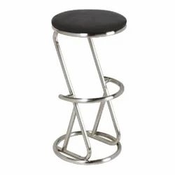 Stainless Steel Frame <b>bar</b> <b>Stool</b> Black PU <b>Leather</b> Seating Modern <b>bar</b> Chair Premium comfort Durable Metal Frame Contemporary - Product Image 2