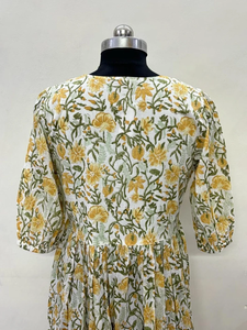 เดรสผ้าฝ้ายทอ 100% ทรงเอ็มไพร์ คอวี แขนสั้น ทรงโอเวอร์ไซส์ สไตล์เบบี้ดอลล์ สำหรับผู้หญิง ใส่ได้ทุกวัน ทุกฤดู - Product Image 2