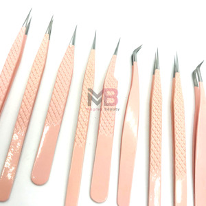 Pinzas Profesionales para Extensión de Pestañas con Punta Personalizada, Agarre Fuerte, Sensación Cómoda, Pinzas para Pestañas con Logotipo Personalizado - Product Image 6