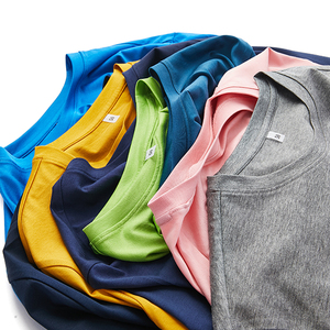 เสื้อยืดคอตตอน 100% ขายดี เสื้อยืดเรียบง่าย คุณภาพระดับมืออาชีพ สวมใส่สบาย แขนสั้น หลายสี สำหรับผู้ชายและผู้หญิง - Product Image 2