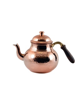 Luxury Hammered Copper Kettle For Water Heating <b>Tea</b> Brewing And Sophisticated Kitchen Countertop Decorative Display - Product Image 1