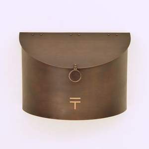 Fabricante de Buzones de Cobre Hechos a Mano, Buzón de Cobre de Lujo con Acabado Metálico Clásico, Buzón de Cobre para Exteriores Hecho a Mano - Product Image 4