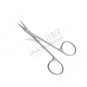 Tijeras Iris de 4 Pulgadas, Manuales, de un Solo Uso, Fabricadas en Acero Inoxidable, Instrumentos Quirúrgicos Dentales con Certificación CE Clase II para Escuelas de Medicina - Product Image 4