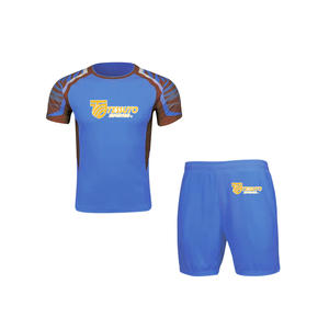 Conjunto Deportivo de 2 Piezas para Hombre |   Uniforme de Fútbol y Conjunto Deportivo de 2 Piezas con Bordes Neón, Transpirable y de Secado Rápido - Product Image 4