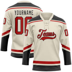 Maillot de hockey personnalisé pour équipe, 100 % polyester, décontracté, à manches longues, pull sportif avec impression par sublimation - Product Image 1