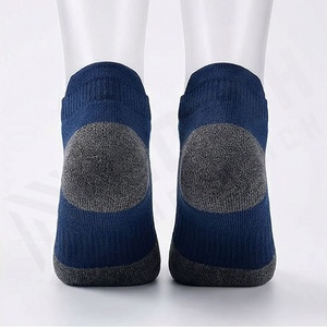 Ankle <b>Socks</b> Solid Color Breathable <b>Running</b> Sport <b>Socks</b> for Adults Summer Thin Knitted Polyester Spandex <b>Socks</b> - Product Image 2