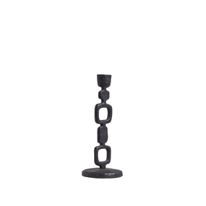 Support à bougies en gros, nouveau, pour la décoration intérieure, porte-bougie de haute qualité, finition noire, en aluminium coulé, personnalisé, fait main - Product Image 1